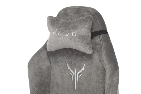 Кресло игровое Бюрократ Knight N1 серое